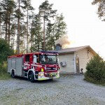 Sauna anheizen mit der Feuerwehr Padasjoki