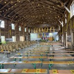 Der Kommers und die Disco-Nacht fanden in einem rustikalen Sägewerk statt